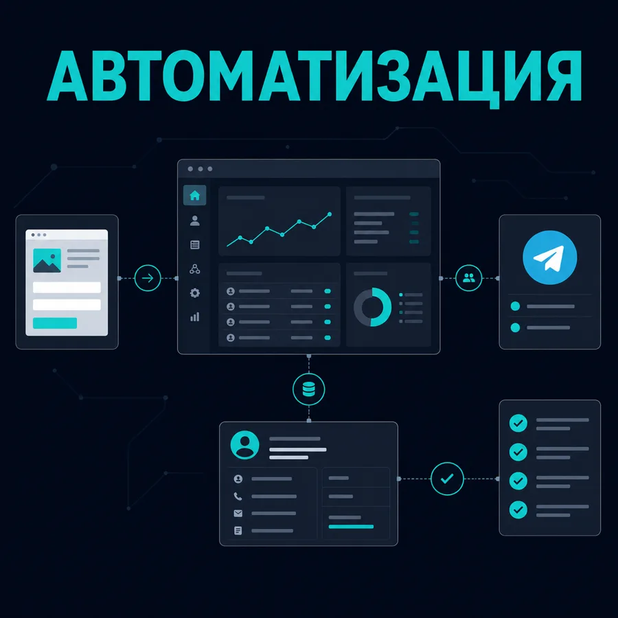 Автоматизация бизнес-процессов — схема интеграций